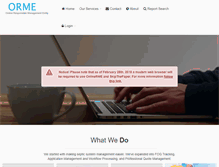 Tablet Screenshot of onlinerme.com